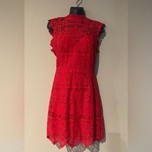 Red Lace Dress